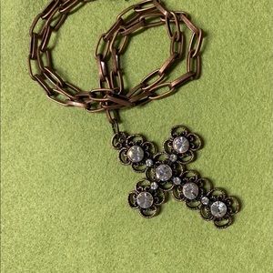 Copper and diamond cross